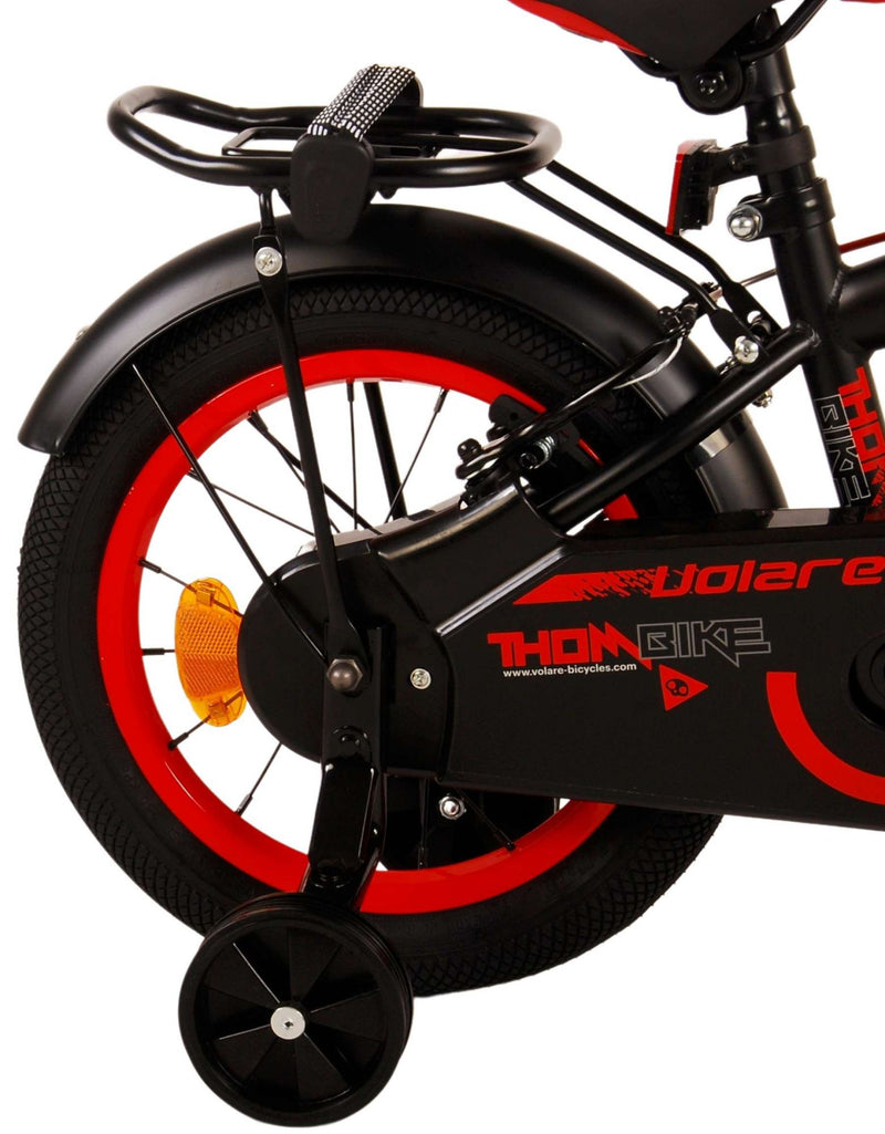 Load image into Gallery viewer, Volare Thombike Kinderfiets Jongens 14 inch Zwart Rood Twee Handremmen