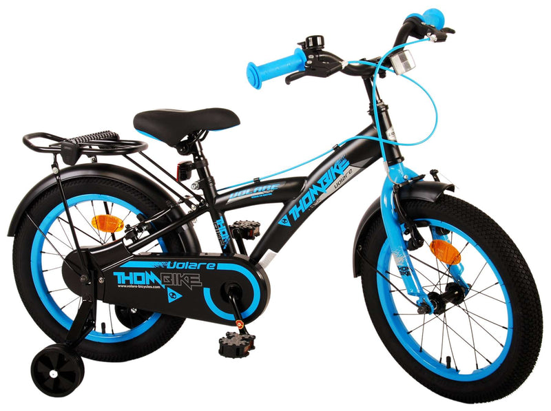 Load image into Gallery viewer, Volare Thombike Kinderfiets - Jongens - 16 inch - Zwart Blauw - Twee Handremmen