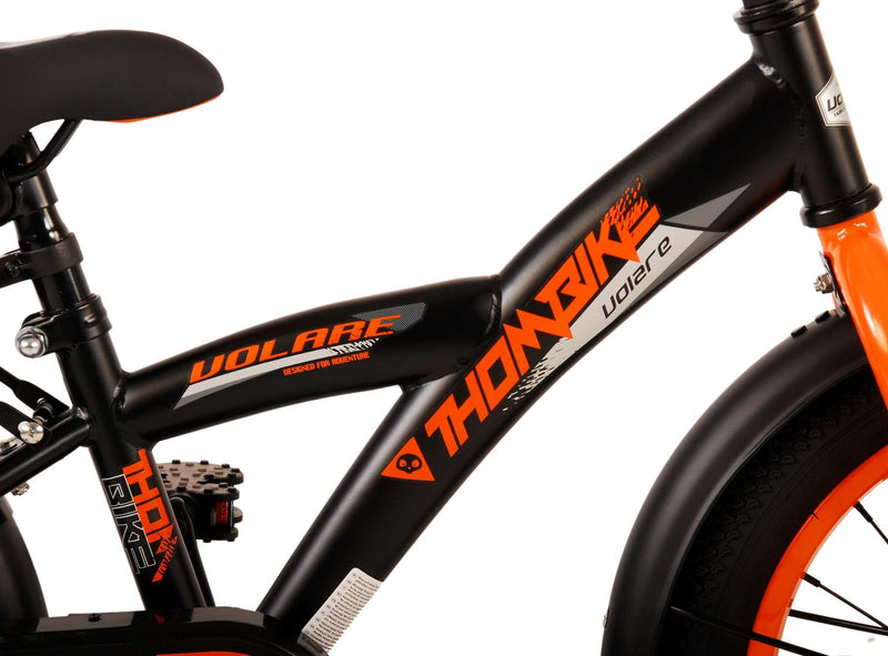 Load image into Gallery viewer, Volare Thombike Kinderfiets - Jongens - 16 inch - Zwart Oranje