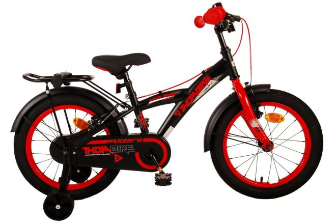 Load image into Gallery viewer, Volare Thombike Kinderfiets - Jongens - 16 inch - Zwart Rood - Twee Handremmen