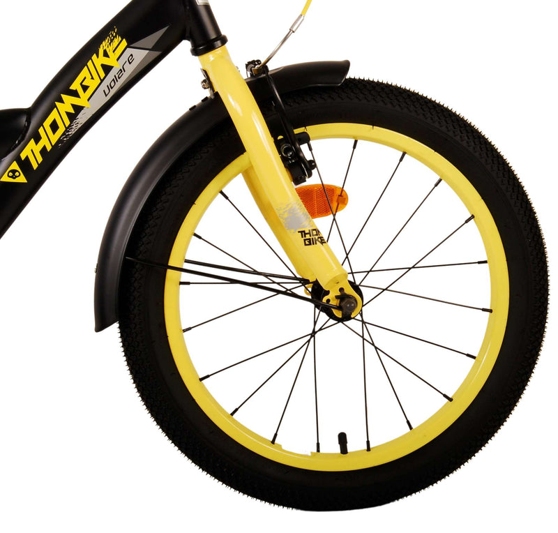 Load image into Gallery viewer, Volare Thombike Kinderfiets Jongens 18 inch Zwart Geel