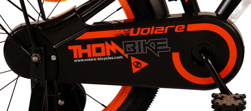 Load image into Gallery viewer, Volare Thombike Kinderfiets Jongens 18 inch Zwart Oranje
