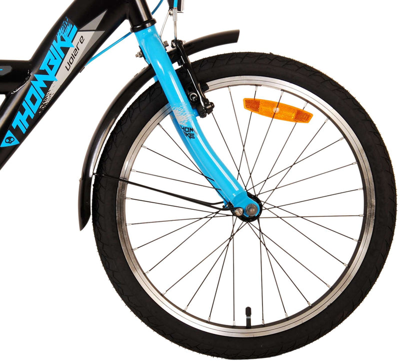 Load image into Gallery viewer, Volare Thombike Kinderfiets Jongens 20 inch Zwart Blauw Twee Handremmen