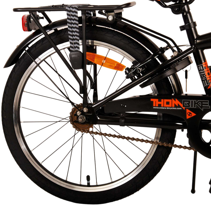 Load image into Gallery viewer, Volare Thombike Kinderfiets - Jongens - 20 inch - Zwart Oranje - Twee Handremmen