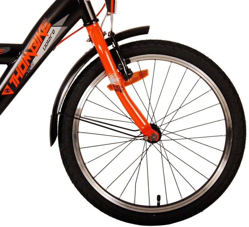 Load image into Gallery viewer, Volare Thombike Kinderfiets - Jongens - 20 inch - Zwart Oranje - Twee Handremmen