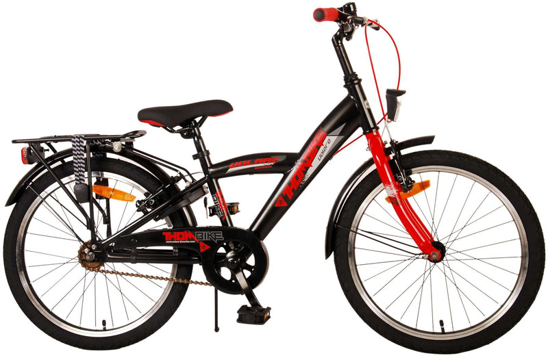 Load image into Gallery viewer, Volare Thombike Kinderfiets Jongens 20 inch Zwart Rood Twee Handremmen