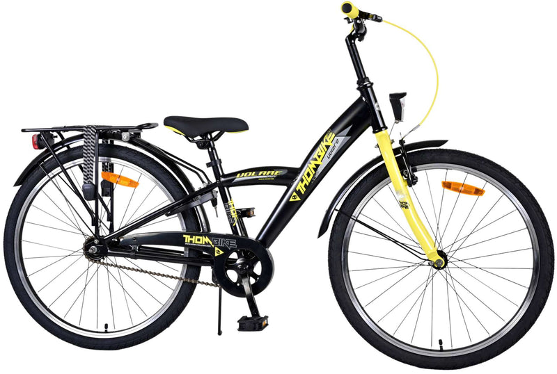 Load image into Gallery viewer, Volare Thombike Kinderfiets Jongens 24 inch Zwart Geel