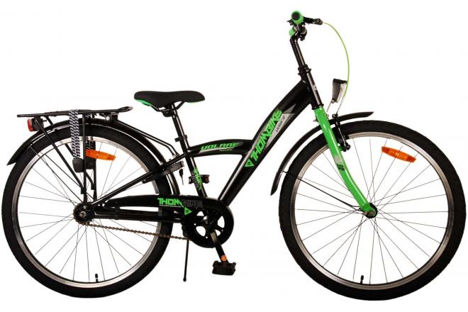 Load image into Gallery viewer, Volare Thombike Kinderfiets - Jongens - 24 inch - Zwart Groen
