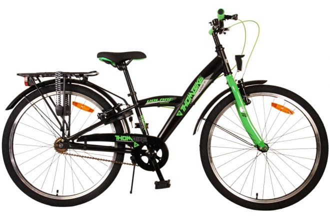Load image into Gallery viewer, Volare Thombike Kinderfiets - Jongens - 24 inch - Zwart Groen - Twee handremmen
