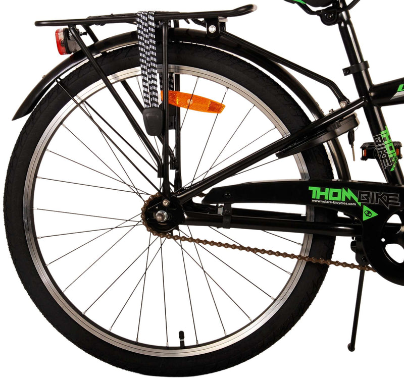 Load image into Gallery viewer, Volare Thombike Kinderfiets - Jongens - 24 inch - Zwart Groen