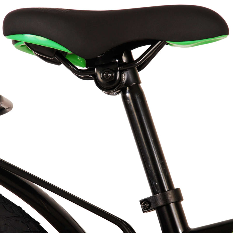 Load image into Gallery viewer, Volare Thombike Kinderfiets - Jongens - 24 inch - Zwart Groen - Twee handremmen