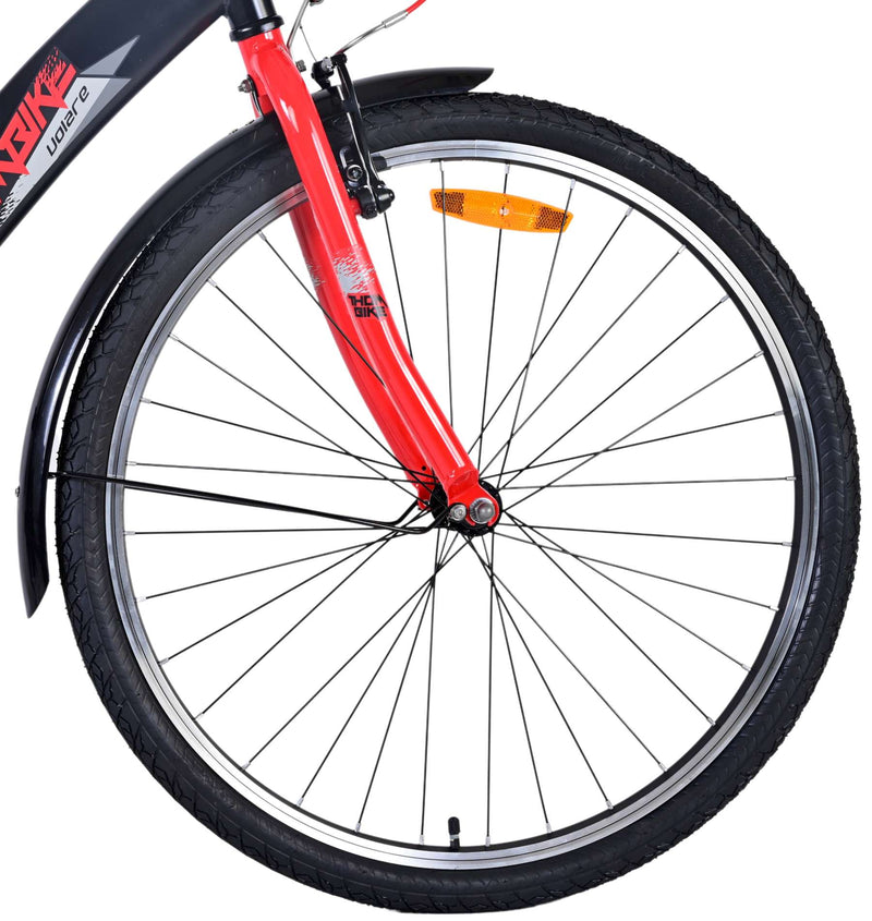 Load image into Gallery viewer, Volare Thombike Kinderfiets - Jongens - 26 inch - Zwart Rood