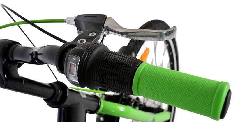 Load image into Gallery viewer, Volare Thombike Kinderfiets - Jongens - 26 inch - Zwart Groen - 3 versnellingen
