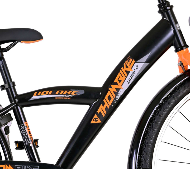 Load image into Gallery viewer, Volare Thombike Kinderfiets Jongens 26 inch Zwart Oranje
