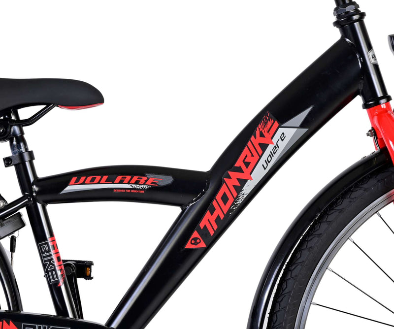 Load image into Gallery viewer, Volare Thombike Kinderfiets - Jongens - 26 inch - Zwart Rood