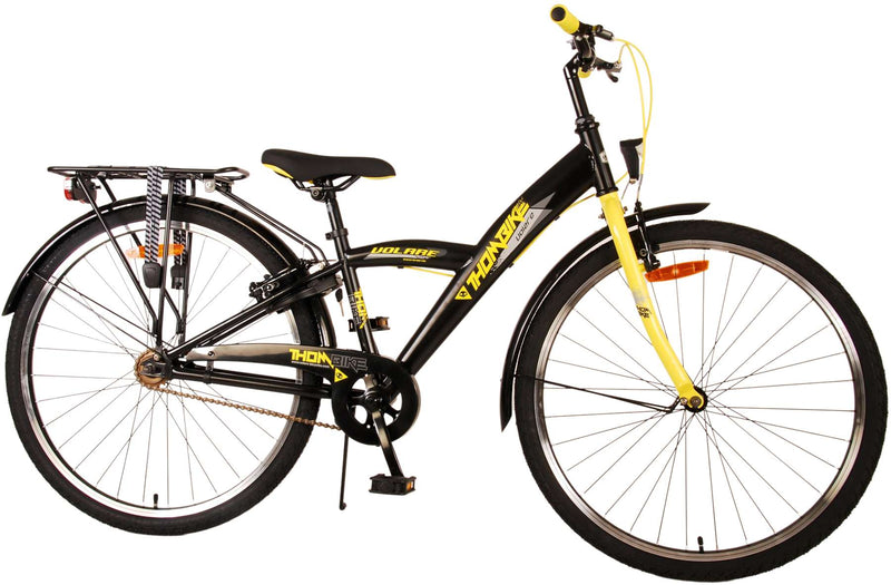 Load image into Gallery viewer, Volare Thombike Kinderfiets - Jongens - 26 inch - Zwart Geel - Twee Handremmen