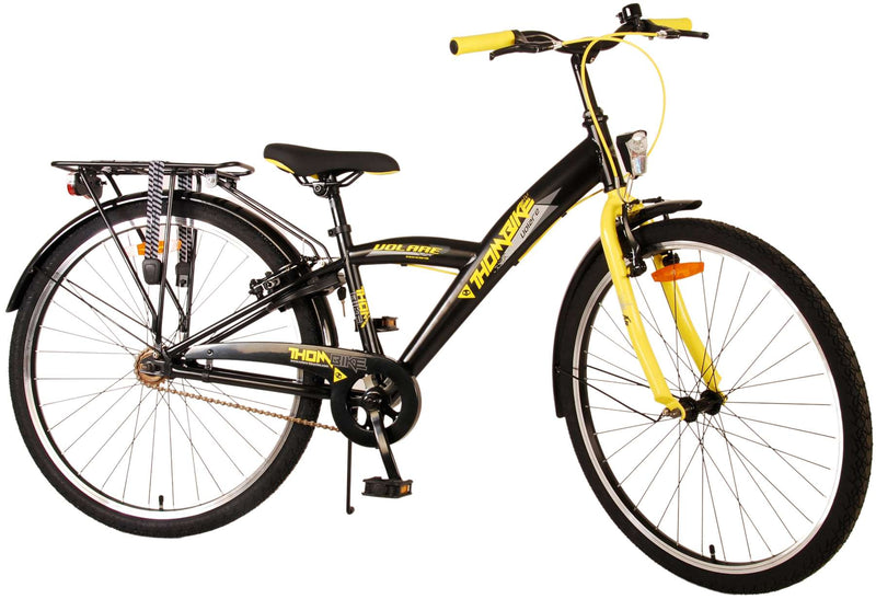 Load image into Gallery viewer, Volare Thombike Kinderfiets - Jongens - 26 inch - Zwart Geel - Twee Handremmen