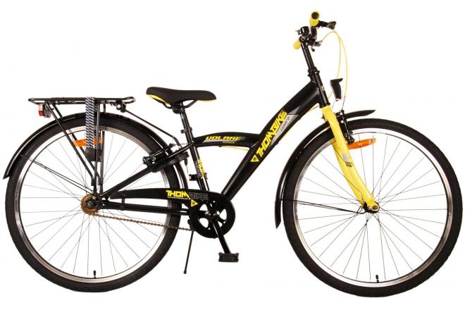 Load image into Gallery viewer, Volare Thombike Kinderfiets - Jongens - 26 inch - Zwart Geel - Twee Handremmen