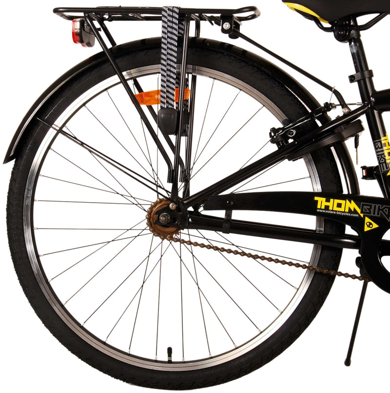 Load image into Gallery viewer, Volare Thombike Kinderfiets - Jongens - 26 inch - Zwart Geel - Twee Handremmen