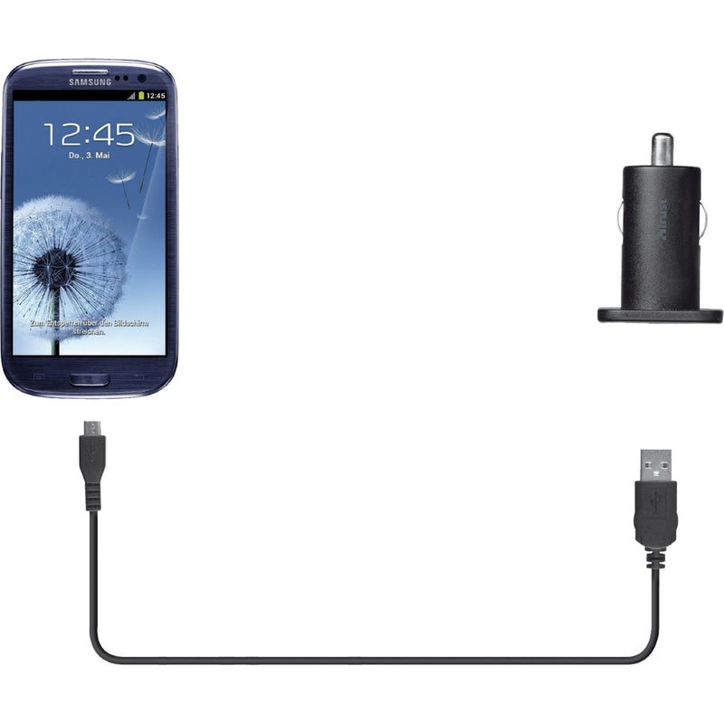 Load image into Gallery viewer, Trust 5W Car Charger met Micro-USB-kabel