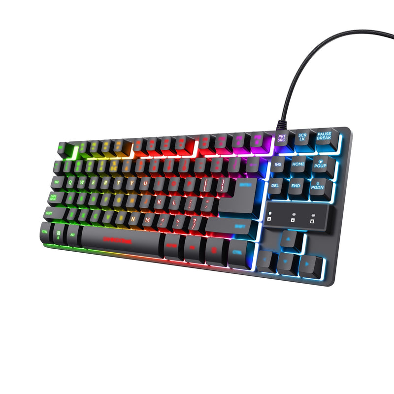 Laden Sie das Bild in Galerie -Viewer, Trust gxt 833 thado tkl gamingtoetsenbord