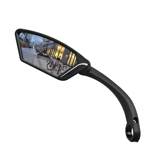 Cargue la imagen en el visor de la galería, Spiegel links E-bike multi-angle stuurbev. zwart