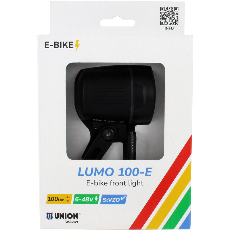 ギャラリービューアに画像をロードする, Union koplamp lumo 100-e e-bike 6-48v 80lux