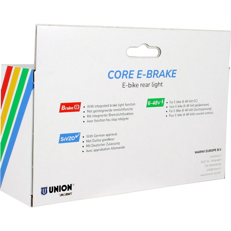 Chargez l'image dans la visionneuse de la galerie, Union rear light ebike core e-brake