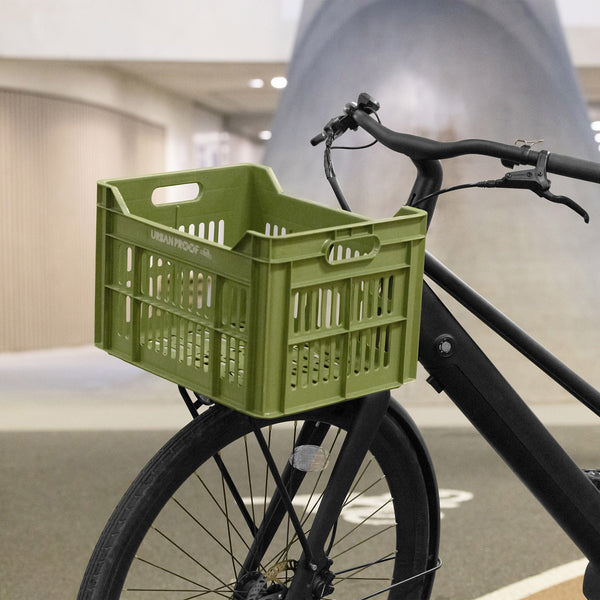 UrbanProof fietskrat 30L gerecycled Olive Green