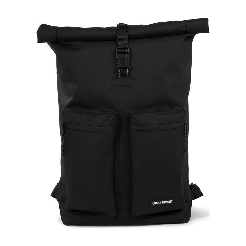 Afbeelding laden in galerijviewer, Urbanproof fietstas rolltop up recycle 20l zwart