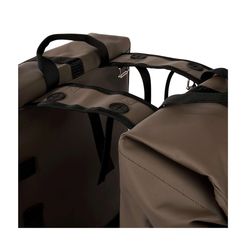 Load image into Gallery viewer, UrbanProof Urbanproof cargo dubbele fietstas 38 liter bruin