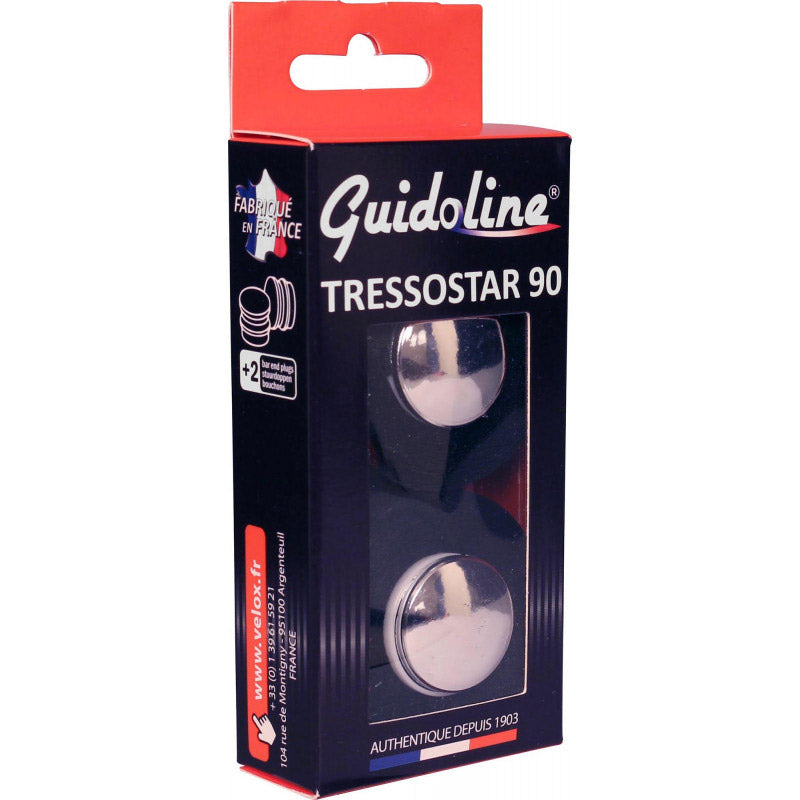 Afbeelding laden in galerijviewer, Velox stuurtape tressostar 90 katoen zwart (2st)