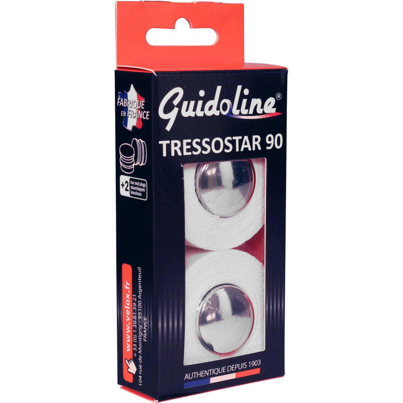 Load image into Gallery viewer, Velox stuurtape tressostar 90 katoen wit (2st)