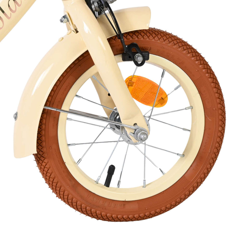 ギャラリービューアに画像をロードする, Volare ashley kinderfiets - meisjes - 12 inch - créme - twee handremmen