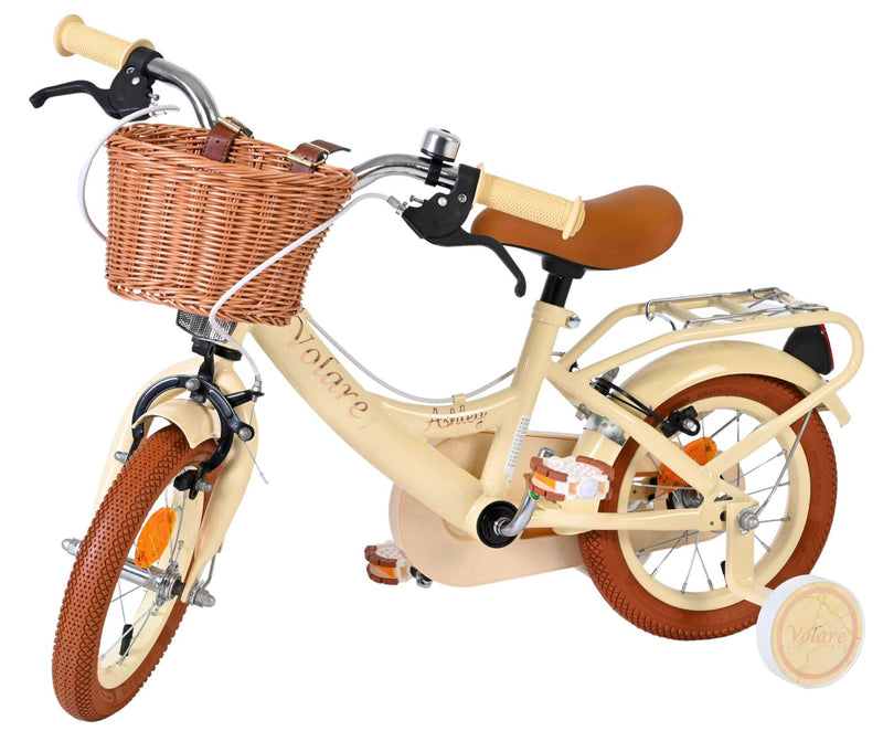 ギャラリービューアに画像をロードする, Volare ashley kinderfiets - meisjes - 12 inch - créme - twee handremmen