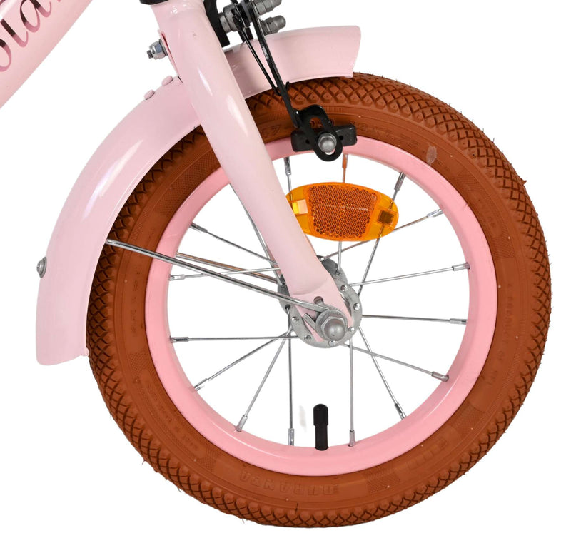 Afbeelding laden in galerijviewer, Volare ashley kinderfiets - meisjes - 12 inch - roze - twee handremmen