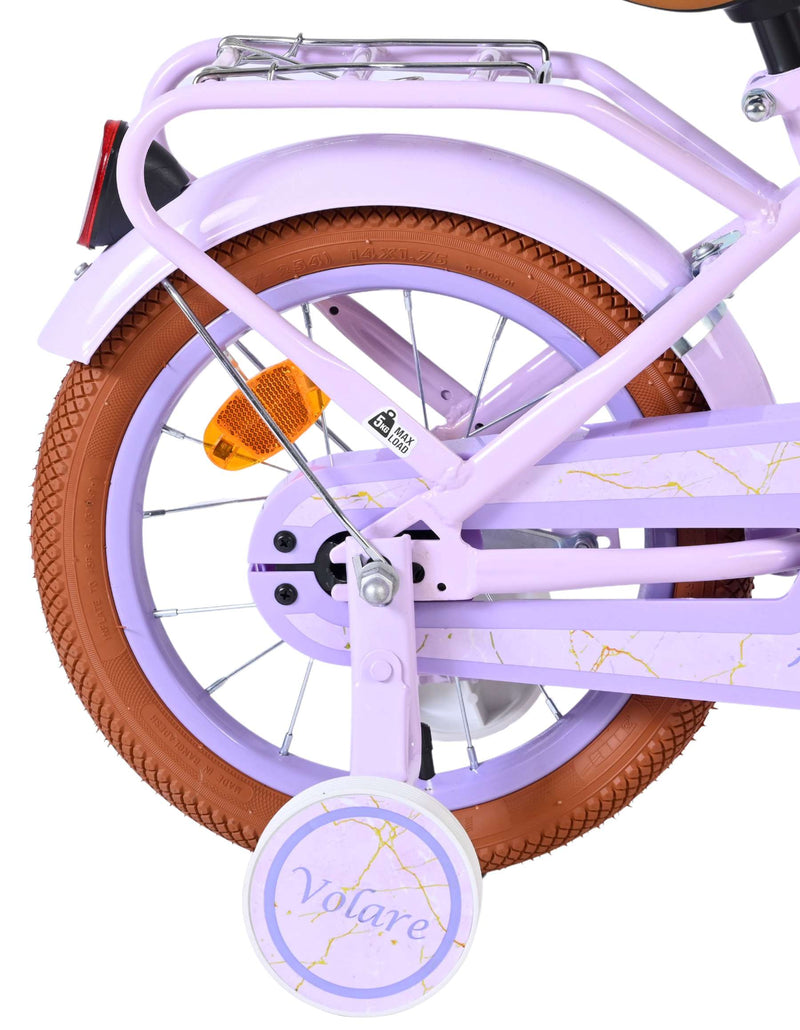 Chargez l'image dans la visionneuse de la galerie, Volare ashley kinderfiets - meisjes - 14 inch - lila