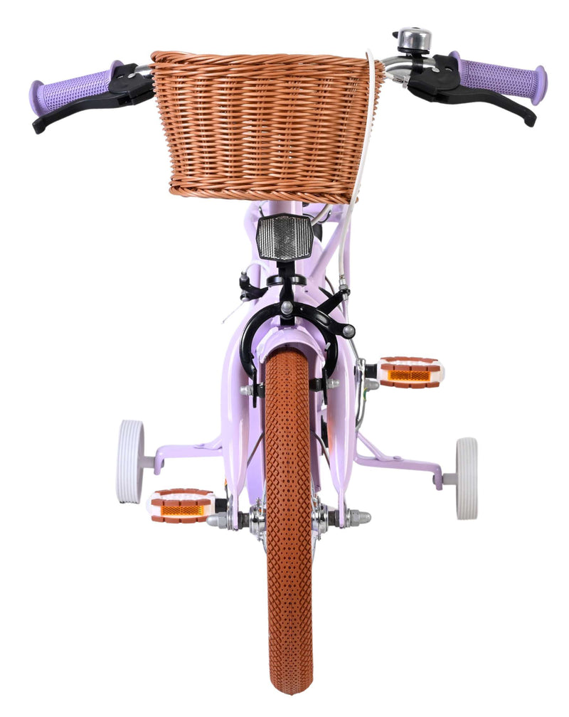 Laden Sie das Bild in Galerie -Viewer, Volare ashley kinderfiets - meisjes - 14 inch - lila - twee handremmen