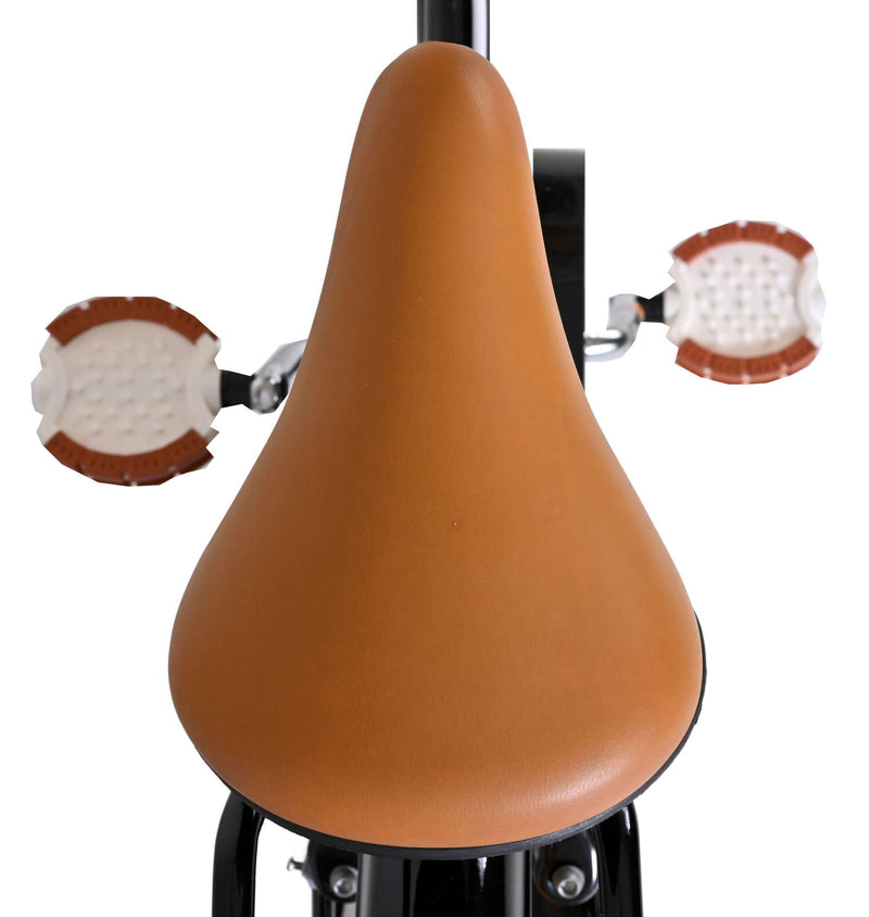 Cargue la imagen en el visor de la galería, Volare ashley kinderfiets - meisjes - 18 inch - zwart - twee handremmen
