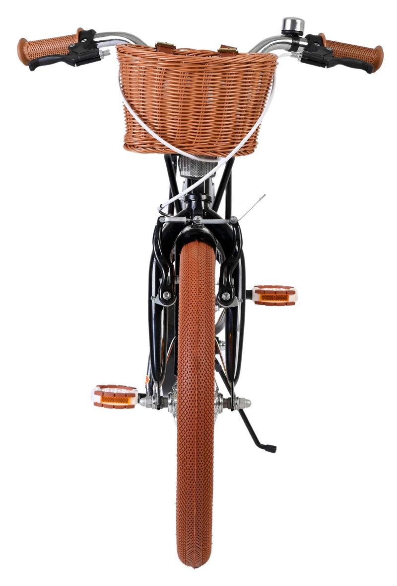 Cargue la imagen en el visor de la galería, Volare ashley kinderfiets - meisjes - 18 inch - zwart - twee handremmen