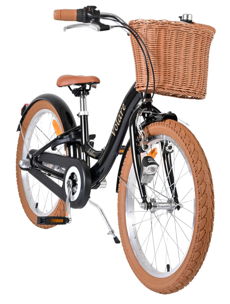 Afbeelding laden in galerijviewer, Volare ashley kinderfiets - meisjes - 20 inch - zwart - nexus 3