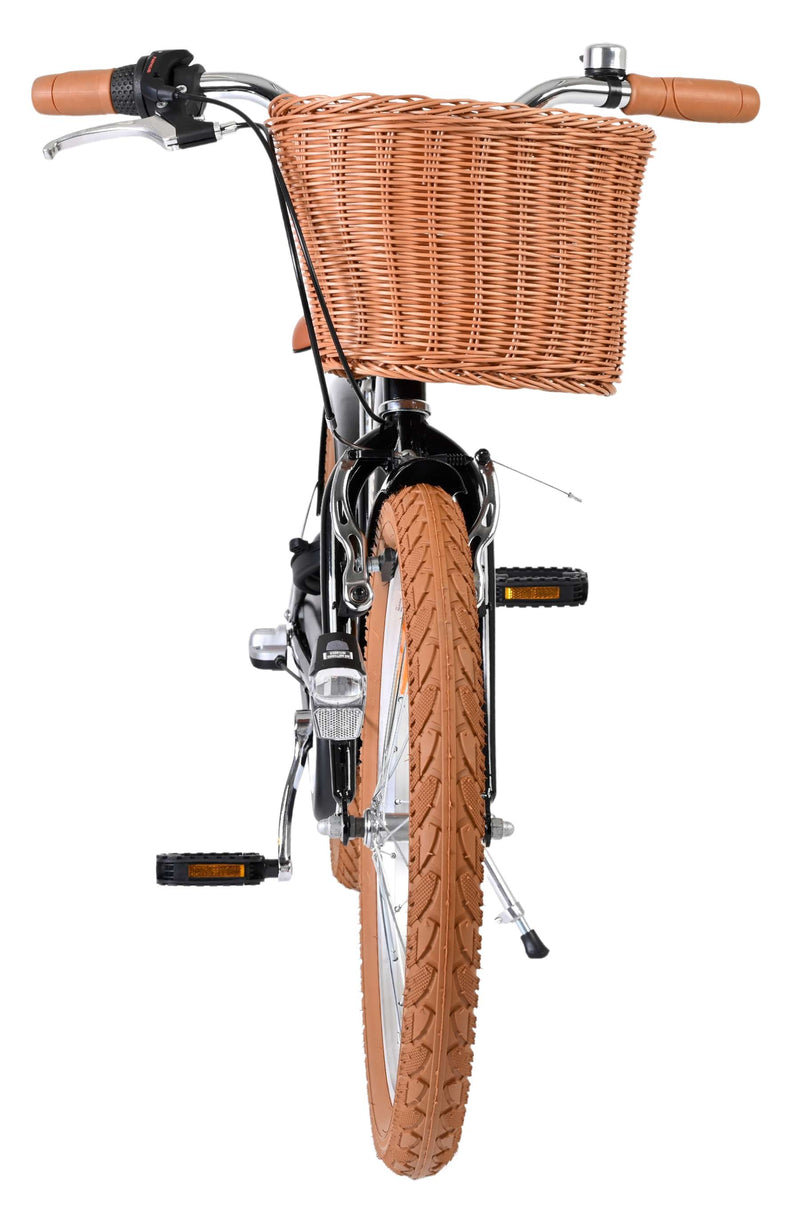 Afbeelding laden in galerijviewer, Volare ashley kinderfiets - meisjes - 20 inch - zwart - nexus 3
