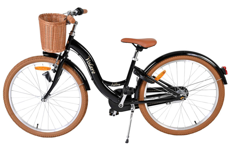 Afbeelding laden in galerijviewer, Volare ashley kinderfiets - meisjes - 24 inch - zwart - nexus 3