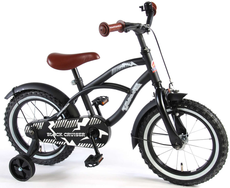 Load image into Gallery viewer, Volare Black Cruiser Kinderfiets - Jongens - 14 inch - Zwart - 95% afgemonteerd