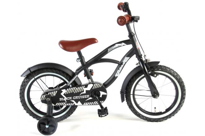 Load image into Gallery viewer, Volare Black Cruiser Kinderfiets - Jongens - 14 inch - Zwart - 95% afgemonteerd