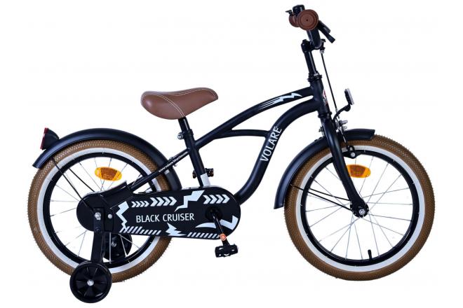 Load image into Gallery viewer, Volare black cruiser kinderfiets - jongens - 16 inch - zwart