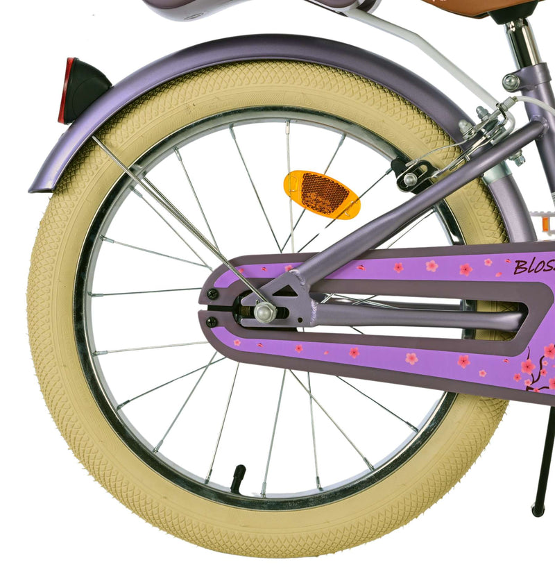 Load image into Gallery viewer, Volare blossom kinderfiets - meisjes - 18 inch - paars - twee handremmen