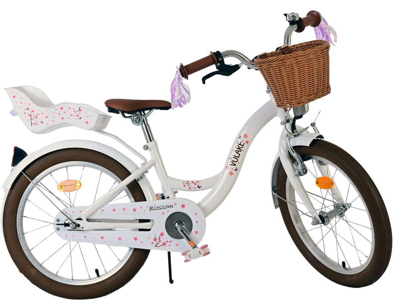 Afbeelding laden in galerijviewer, Volare blossom kinderfiets - meisjes - 18 inch - wit