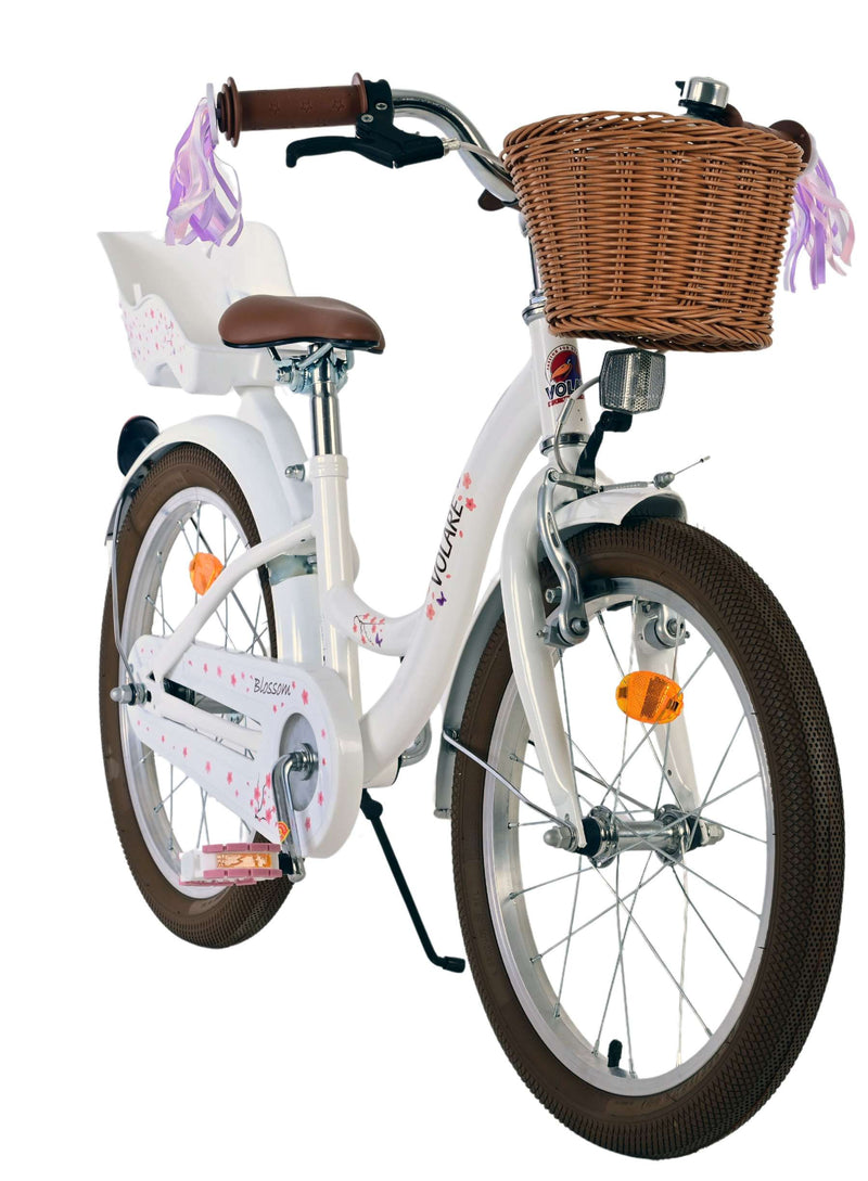 Laden Sie das Bild in Galerie -Viewer, Volare blossom kinderfiets - meisjes - 18 inch - wit