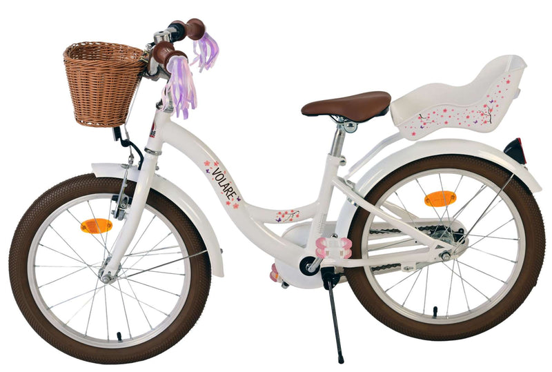 Laden Sie das Bild in Galerie -Viewer, Volare blossom kinderfiets - meisjes - 18 inch - wit